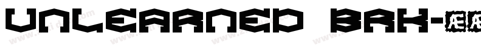 Unlearned BRK字体转换